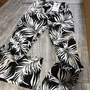 Zara Monochrome Zebra Print Pants